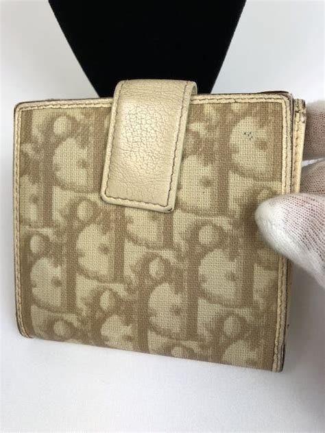 Dior trotter flower wallet